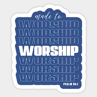 Worship Sticker